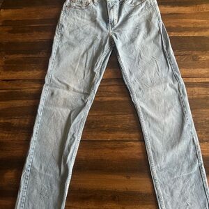 Levi's Men's Straight Jeans in Pale Blue Wash